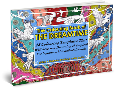 'Dreamtime Colouring Book' COLOURING BOOK by Mirree Contemporary Dreamtime Animal Series